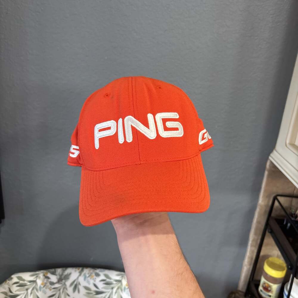 Ping G10 Orange Adjustable Golf Hat